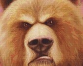Contemporary Cross Stitch PDF Pattern 'Grumpy Bear' By Randy Kitt  - NeedleCraft Chart