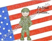 Military Encouragement - Be Strong and Courageous (T116NASB) Soldiers - God is with You