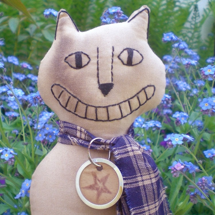 Happy Cat, The Primitive Folk Art Kitty Doll