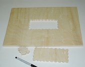 Wedding Guest Book Puzzle  Rectangle- Unfinished - 20 Pieces - Personalized