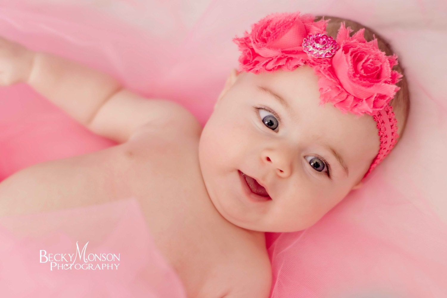 Baby Headband...FUNDRAISER... CHARITY... Team Scarlett and Luke... March of DImes...