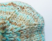 Handknit handspun Hand dyed  Baby or Toddler Hat