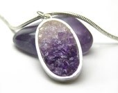Amethyst Pendant - Mosaic Jewelry