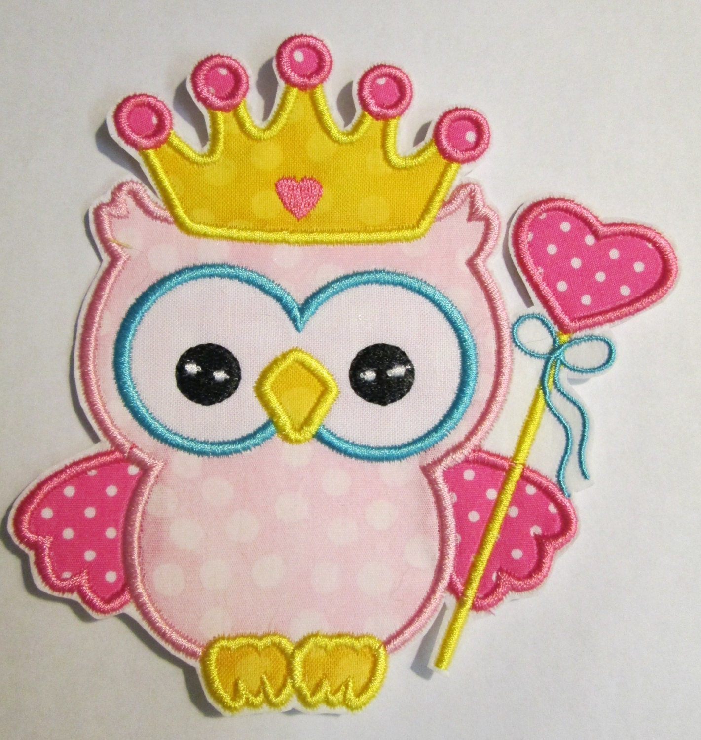 Iron On Applique - Princess Owl
