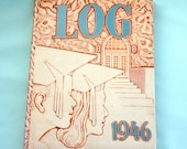 Vintage Chicago High School Yearbook 1946 Cool Graphics and Pictures