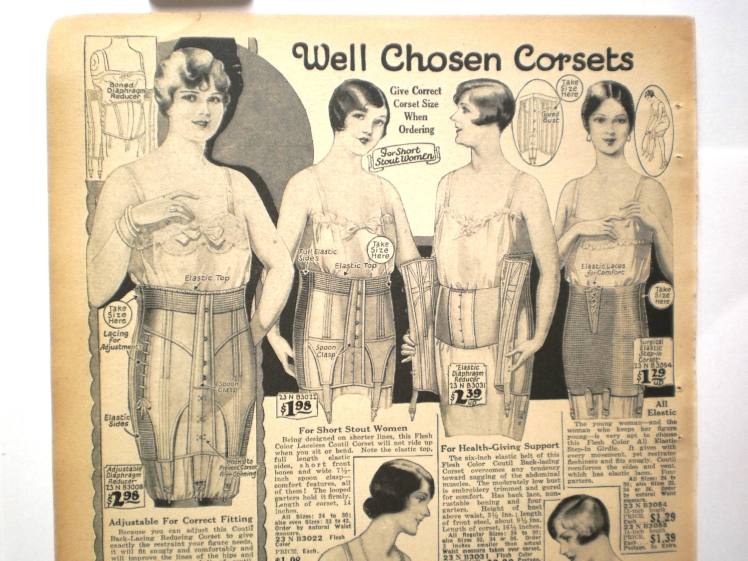 Women's Vintage Underwear Ads