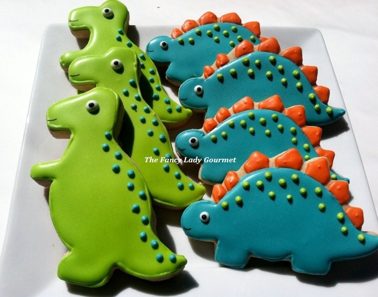 Custom Dinosaur cookies 1 dozen