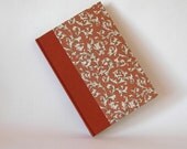Address book large rust book cloth Florentine