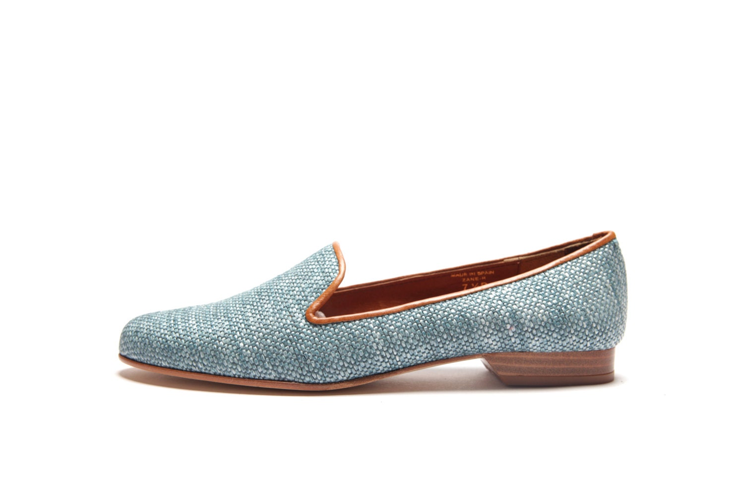 VTG Woven Indigo Loafers 7.5