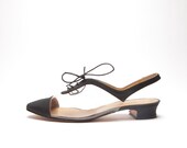 VTG Transparent Slingback Oxfords 8