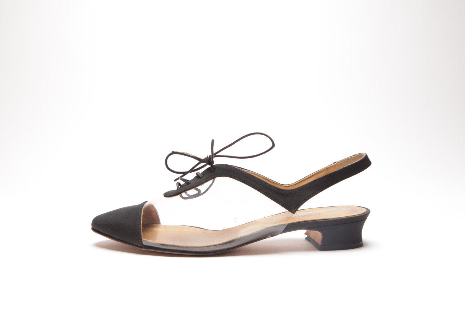 VTG Transparent Slingback Oxfords 8