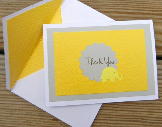 Pack of 30 Gray and Yellow Baby shower onesie napkins or banner decoration. Each with heart or owl or elephant.