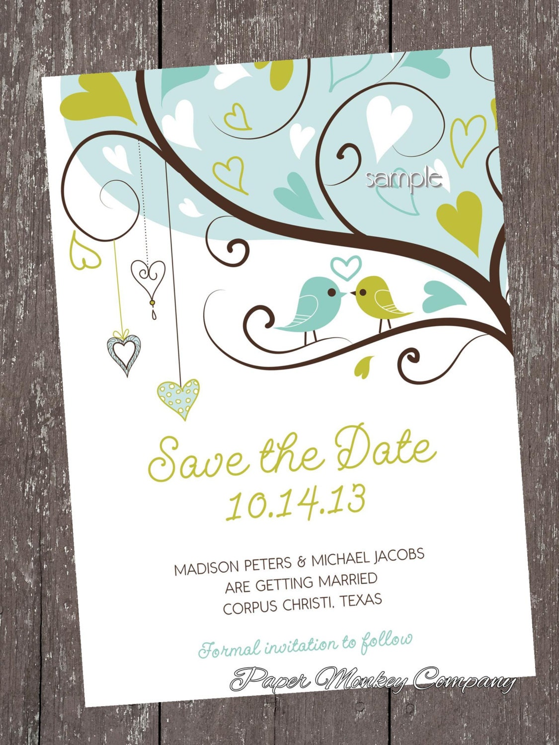 Save the Date Love Birds Invitations Il_170x135