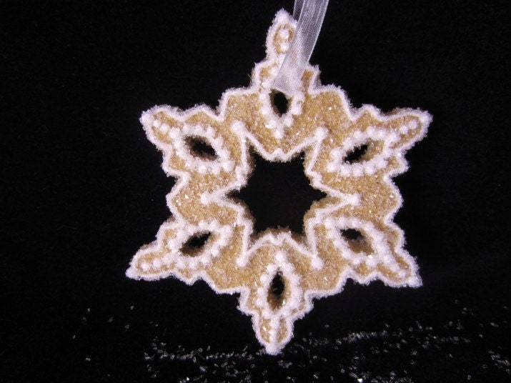 Gingerbread Snowflake Ornament-Hot Chocolate