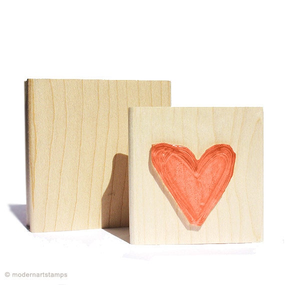 Wood MOUNTED 3 x 2" Business Card Stamp - Custom Rubber Stamp - Personalized Stamp - Your Design or Logo - Any of Our Premade Designs