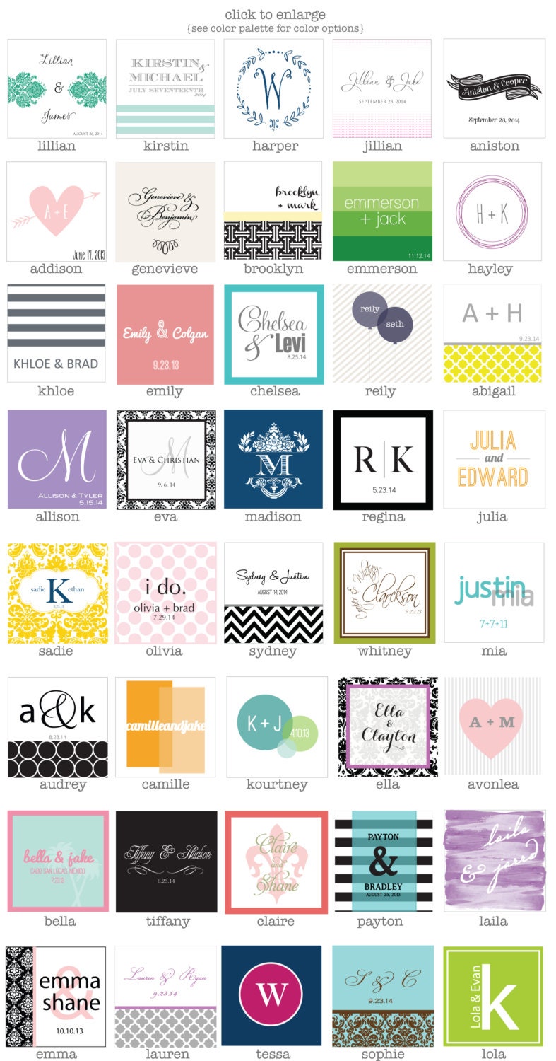 Wedding Designs, Colors & Templates