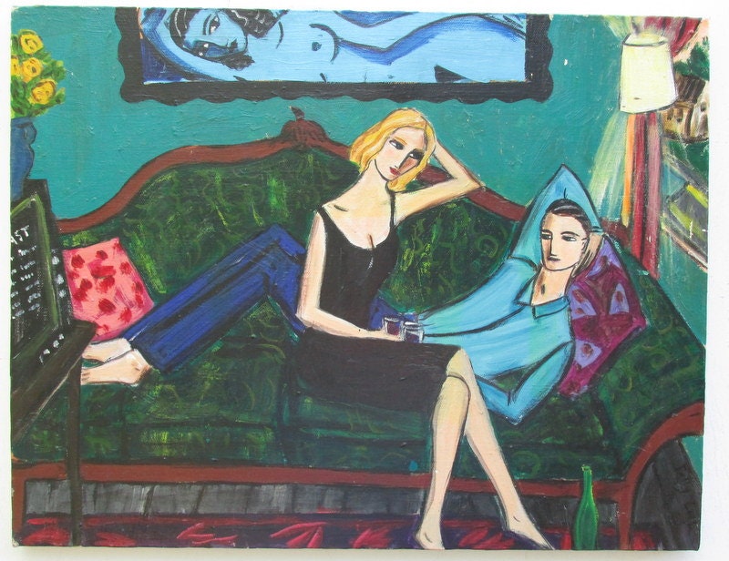 Long Day (painting on canvas)