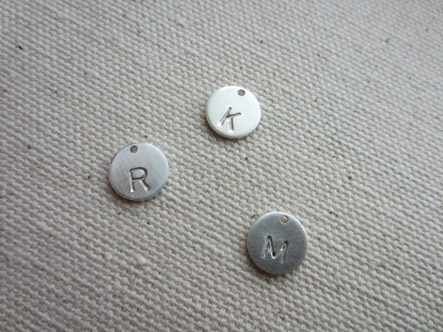 Add a Sterling Silver Initial Charm to Any Charm Necklace in My Shop