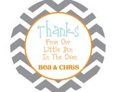 Personalized Stickers,Chevron stickers,Polka dots,Kids, Baby, Party, Favor stickers,Personalized Sticker Labels Set of 24 Il_170x135