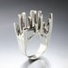 NEW YORK Unique Sterling Silver Ring, Large Silver Ring, Contemporary ring, Designer ring,  Italian Jewelry