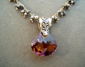 NEW Camelot -- Ametrine Briolette and Pyrite Gemstone Focal necklace