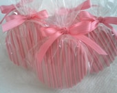 Pink Chocolate Covered Oreos Cookies Pinkalicious Party Favors Pink Wedding Favors Pink Baby Shower Bridal Shower