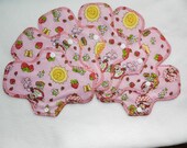 ONE 8 inch cotton pantyliner (cloth pad) made with Strawberry Shortcake Fabric by MotherMoonPads (7 available)