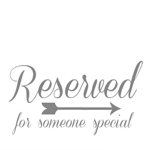 Reserved For Jessica
