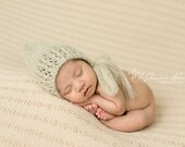 Beige Mohair Vintage Bonnet Newborn Hat Photography Prop, Baby Props, Newborn Prop, Photo Props, Handmade Hat, Vintage, Organic Photography