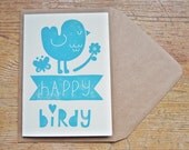 Happy Birdy - Blue