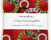 Juggling Summer Charm Pack - Zen Chic - Moda Premium Cotton Quilting Squares