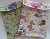 Medium Ouch Pouch 2 Pack Kids First Aid Medical Boo Boo Travel Organizer - 5x7 Clear Front Pocket - Your Choice