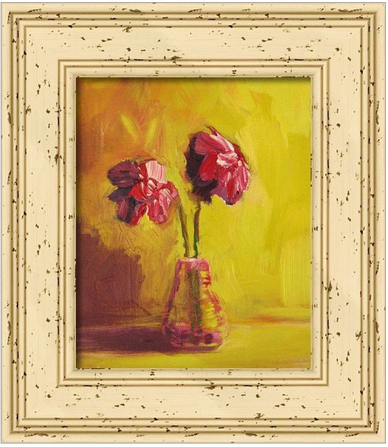 Art, painting, Still Life, flowers, floral, home decor, Decor, wall decor, art, living room decor, Acrylic painting on canvas, 8 x 10 in
