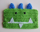 Hungry Monster Zippered Wallet, Girl Colors