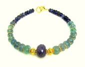 Sapphire / Apatite / Iolite / Bracelet