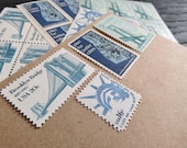 New York ..  New York  .. UNused Vintage Postage Stamps  .. post 5 letters