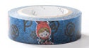 Shinzi Katoh Masking Tape - Little Red Riding Hood & Black Flowers