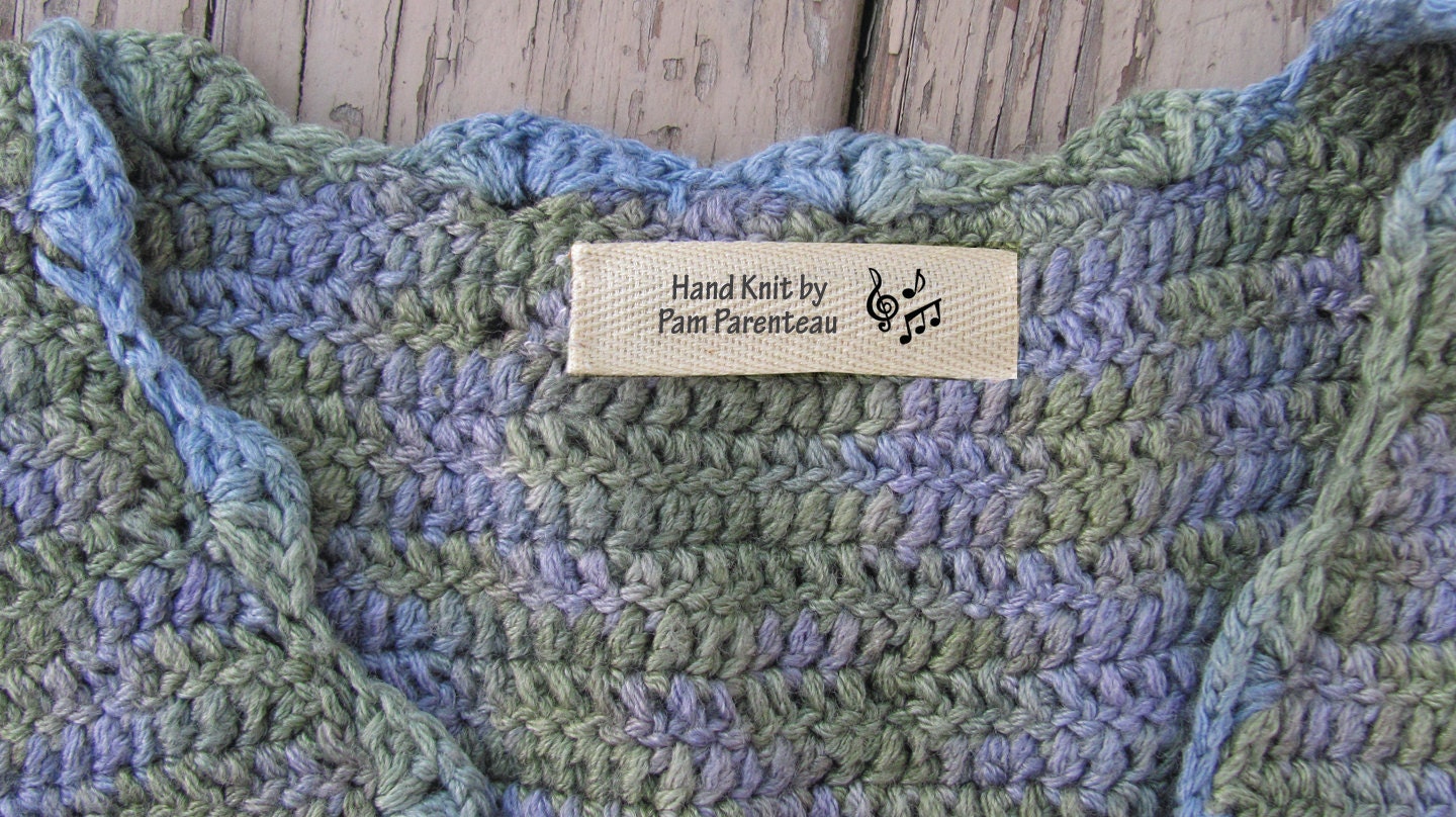 Personalized knitting labels-Music Lover