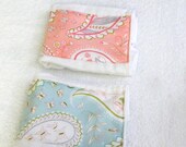 SALE Paisley Baby Burp Cloth -  single