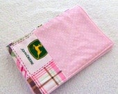 SALE Pink John Deere Changing Pad