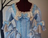 Powder Blue  Marie Antoinette Victorian inspired costume dress