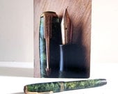 Writer's notebook vintage Parker fountain pen photograph A6 plain paper journal Typescale stationery