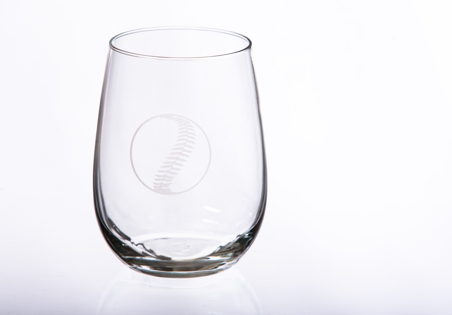 Baseball Stitches Stemless Wine Glass - Set of 4
