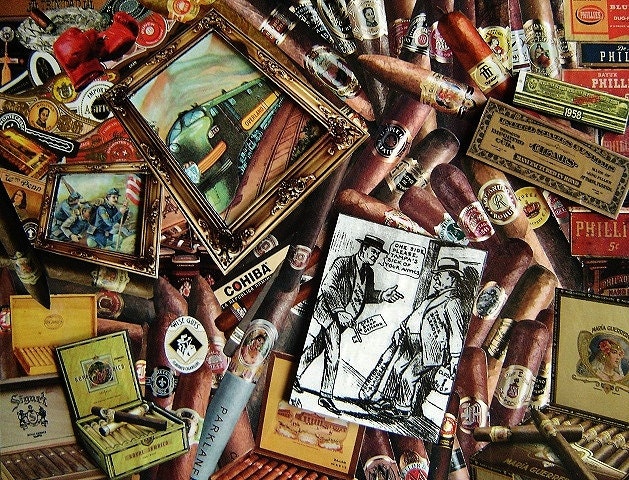 Cigar Collage 5 (original artwork by the Foxman)