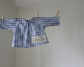 Baby Boy Shirt Made from Daddy's Shirt