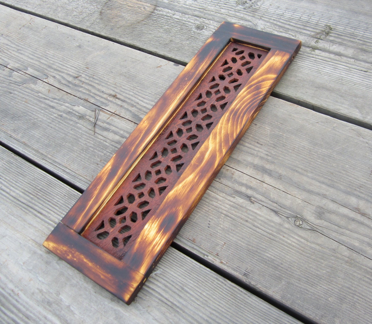Rustic Wall Hanging Made From Recycled Wood - Country Home Decor