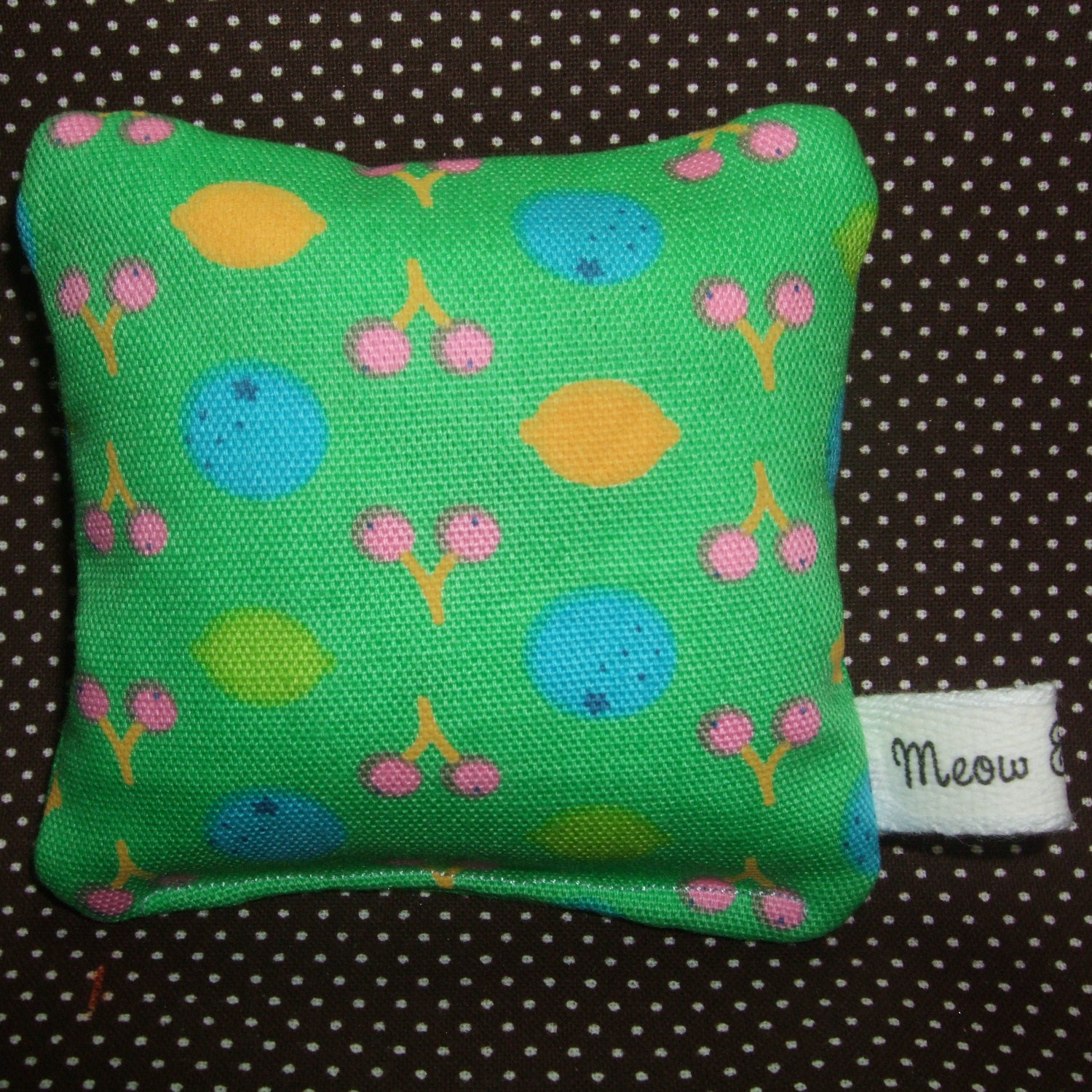 Catnip Toy FRUIT SALAD Crazy Cushion
