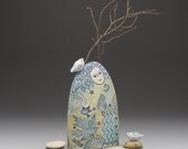 Goddess of the forest, ceramic sculpture, nature, handmade, art , one of a kind