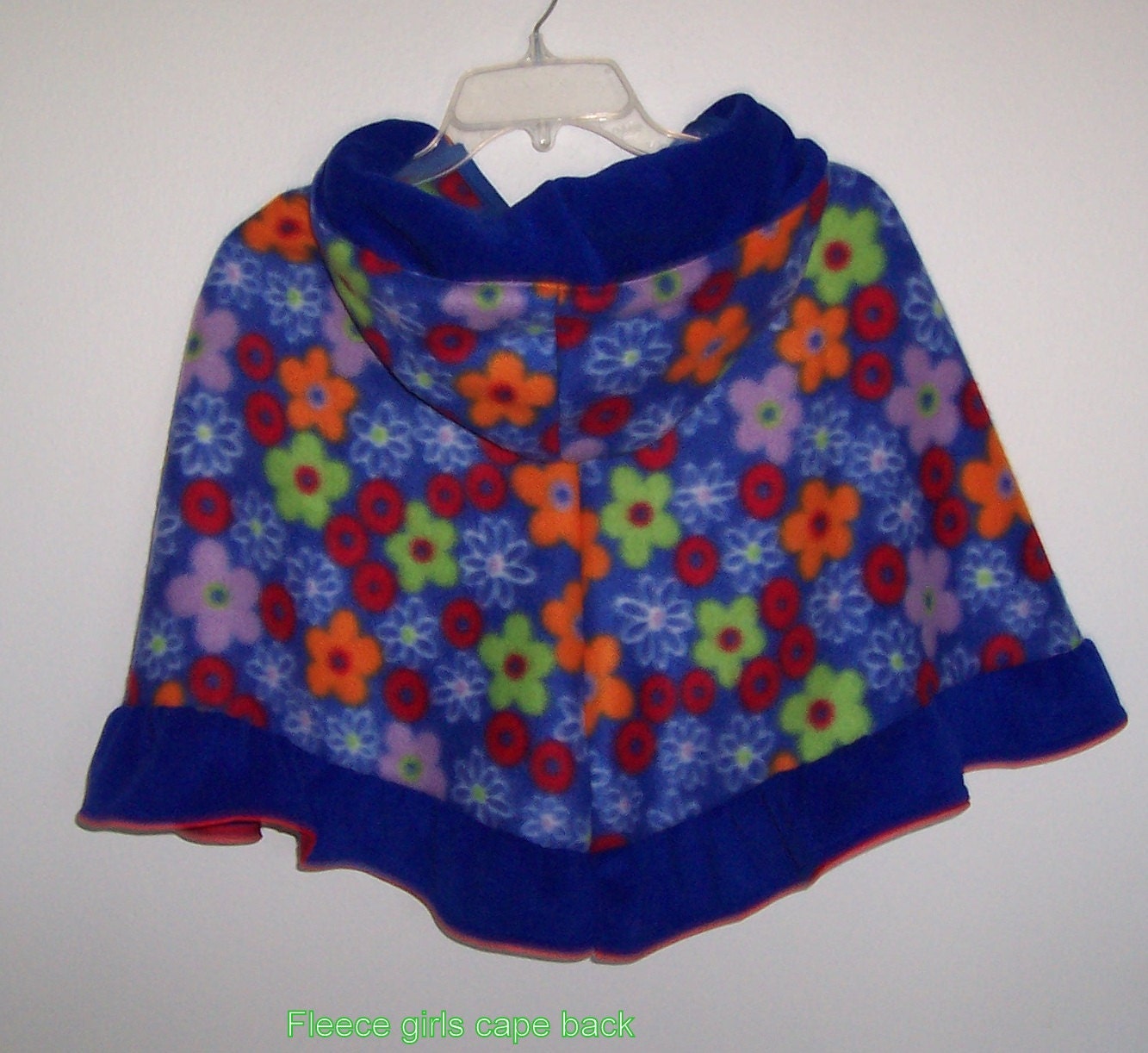 FLEECE  HOODED CAPE