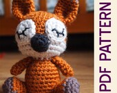 Amigurumi Sleepy Fox Forest Buddy Crochet Pattern